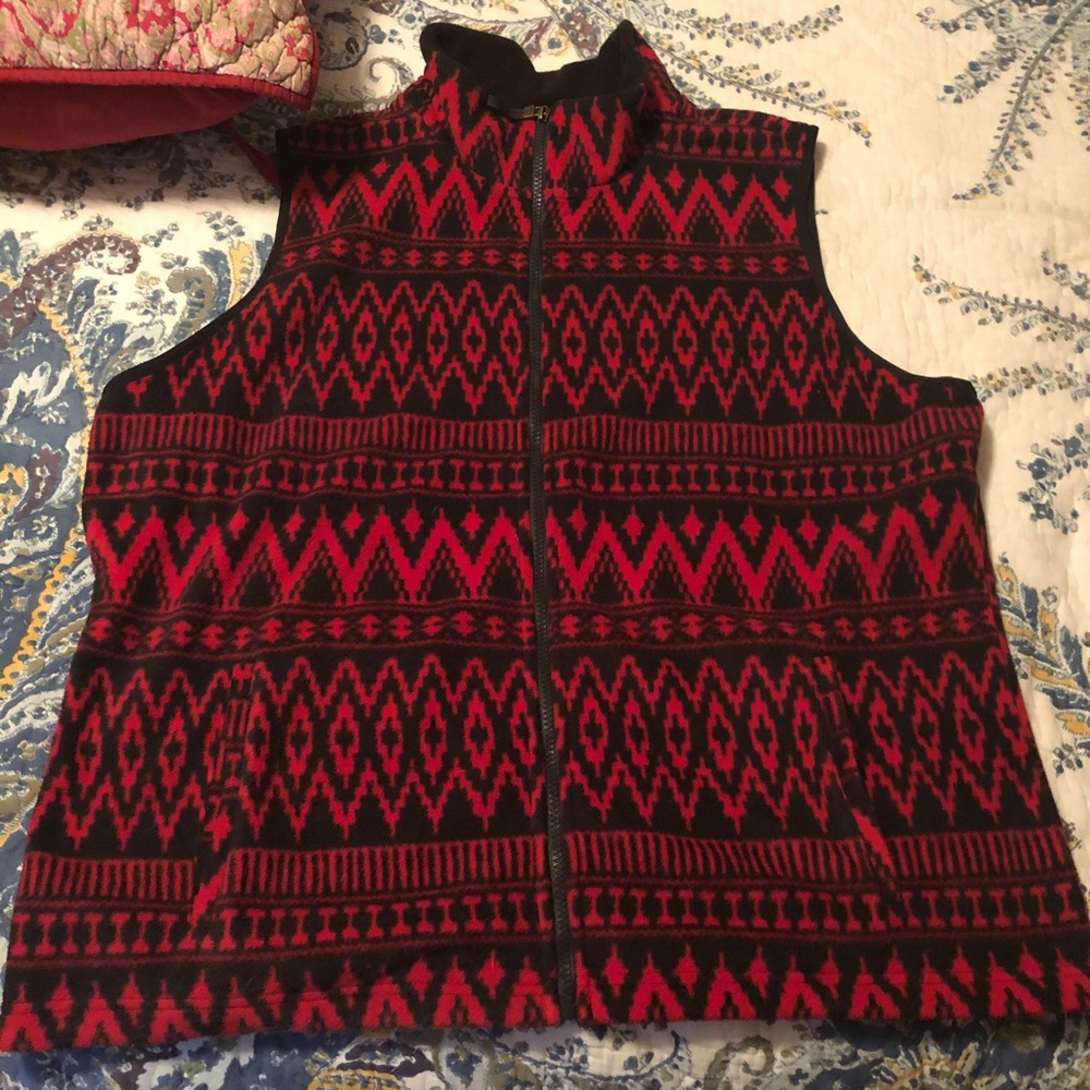 Ralph Lauren Chaps zip Southwest Outdoors Vest